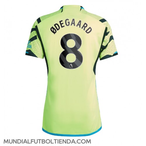 Camiseta Arsenal Martin Odegaard #8 Segunda Equipación Replica 2023-24 mangas cortas
